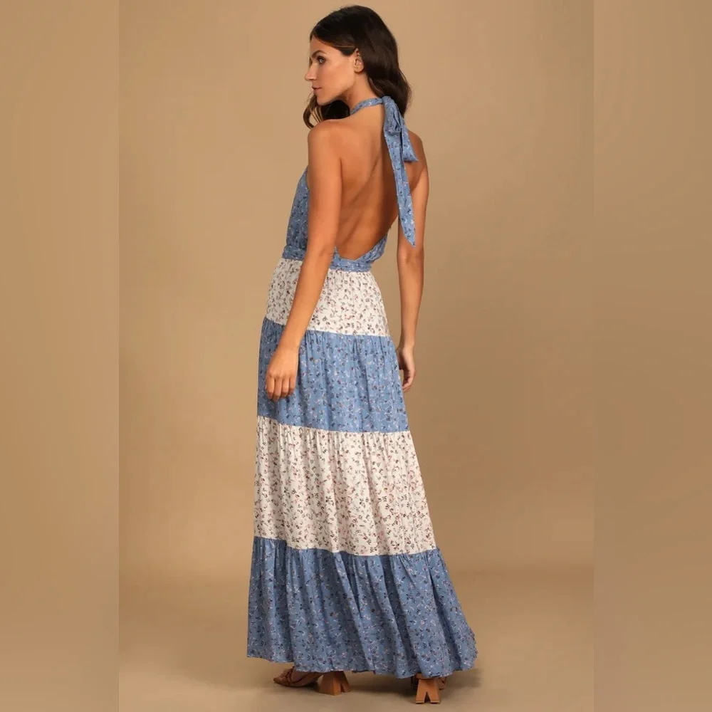 Lulus Halter Dress - Picture 8 of 11